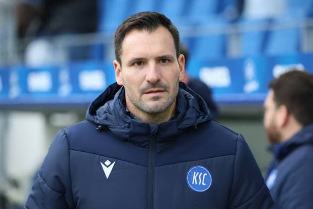 23 11 2025, Football, Men, 2 Bundesliga, Season 2025 2026, Karlsruher SC SV 07 Elversberg, Managing Director Sport Mario Eggimann Karlsruher SC Karlsruhe BBBank Wildpark Baden Württemberg Germany DEU Copyright: xSebastianxBachx