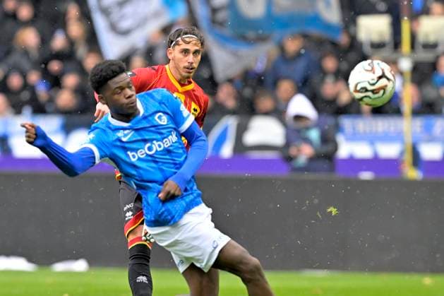 KRC Genk v KV Mechelen - Jupiler Pro League GENK, BELGIUM - NOVEMBER 23 : Marsa Jose defender of KV Mechelen during the Jupiler Pro League match between KRC Genk and KV Mechelen on November 23, 2025 in Genk, Belgium, 23 11 2025 Genk Belgium  Copyright: xSesx