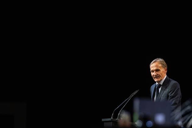 23 11 2025, Football, Season 2025 2026, 1 Bundesliga, General Meeting Borussia Dortmund, Chairman of the Management Hans Joachim Watzke Borussia Dortmund , Dortmund Messe Wetsfalenhalle NRW Germany xRHR PHOTO DEx Copyright: DennisxEwert RHR-FOTOx RHR-FOTO DE