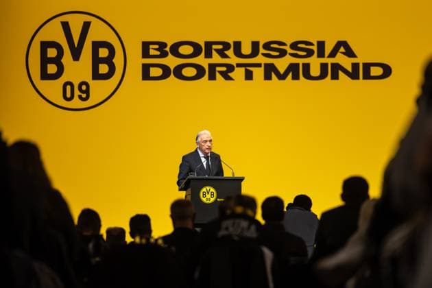 23 11 2025, Football, Season 2025 2026, 1 Bundesliga, General Meeting Borussia Dortmund, President Dr Reinhold Lunow Borussia Dortmund with his last speech, Dortmund Messe Wetsfalenhalle NRW Germany xRHR PHOTO DEx Copyright: DennisxEwert RHR-FOTOx RHR-FOTO DE