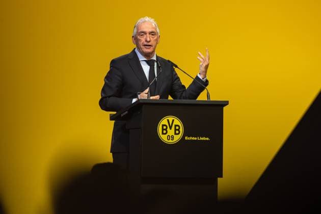 23 11 2025, Football, Season 2025 2026, 1 Bundesliga, General Meeting Borussia Dortmund, President Dr Reinhold Lunow Borussia Dortmund with his last speech, Dortmund Messe Wetsfalenhalle NRW Germany xRHR PHOTO DEx Copyright: DennisxEwert RHR-FOTOx RHR-FOTO DE