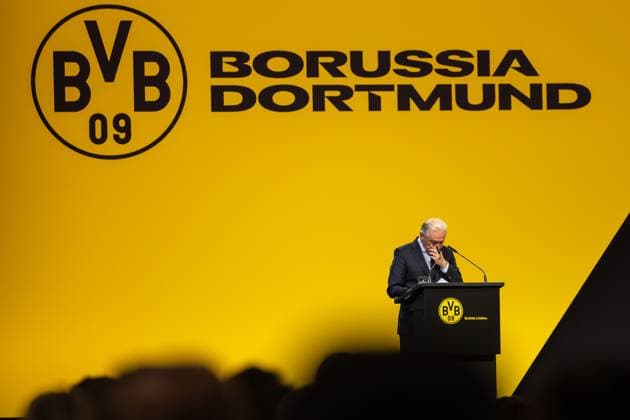 23 11 2025, Football, Season 2025 2026, 1 Bundesliga, General Meeting Borussia Dortmund, President Dr Reinhold Lunow Borussia Dortmund with his last speech, Dortmund Messe Wetsfalenhalle NRW Germany xRHR PHOTO DEx Copyright: DennisxEwert RHR-FOTOx RHR-FOTO DE