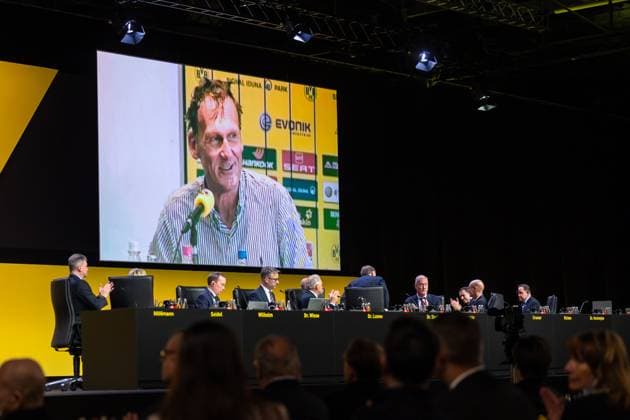 23 11 2025, Football, Season 2025 2026, 1 Bundesliga, General Meeting Borussia Dortmund, Chairman of the Management Hans Joachim Watzke Borussia Dortmund will leave office, Dortmund Messe Wetsfalenhalle NRW Germany xRHR PHOTO DEx Copyright: DennisxEwert RHR-FOTOx RHR-FOTO DE