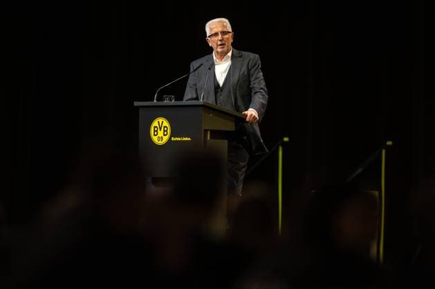 23 11 2025, Football, Season 2025 2026, 1 Bundesliga, General Meeting Borussia Dortmund, Member of the Supervisory Board Winfried Materna has to justify his statements, Dortmund Messe Wetsfalenhalle NRW Germany xRHR PHOTO DEx Copyright: DennisxEwert RHR-FOTOx RHR-FOTO DE