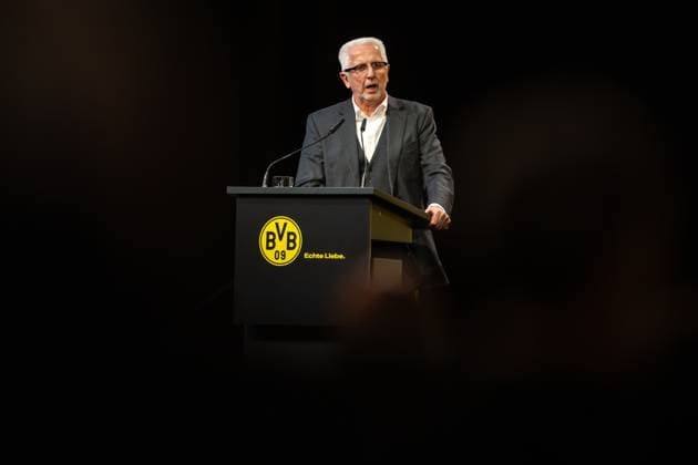 23 11 2025, Football, Season 2025 2026, 1 Bundesliga, General Meeting Borussia Dortmund, Member of the Supervisory Board Winfried Materna has to justify his statements, Dortmund Messe Wetsfalenhalle NRW Germany xRHR PHOTO DEx Copyright: DennisxEwert RHR-FOTOx RHR-FOTO DE