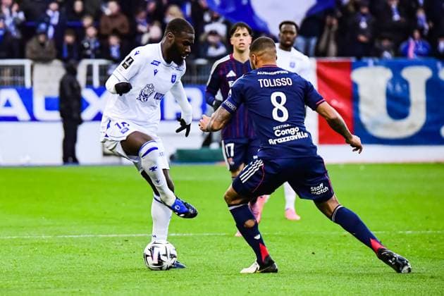 FOOTBALL : AJ Auxerre vs OL - Ligue 1 McDonalds - JournÃ e 13 - 23 11 2025 Lassine Sinayoko (AJ Auxerre) AuxerreFrance  Copyright: xBaptistexAutissierx