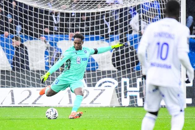 FOOTBALL : AJ Auxerre vs OL - Ligue 1 McDonalds - JournÃ e 13 - 23 11 2025 Donovan LÃ on (AJ Auxerre) AuxerreFrance  Copyright: xBaptistexAutissierx