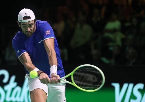 Tennis, DAVIS CUP FINAL 2025, Italy vs Spain, Matteo Berrettini (ITA), Bologna, Italy, November 23, 2025. Photo Felice Calabro  Copyright: xFelicexCalabro x xipa-agency.netx xFELICExCALABRO x IPA_Agency_IPA68296919