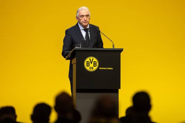 23 11 2025, Football, Season 2025 2026, 1 Bundesliga, General Meeting Borussia Dortmund, President Dr Reinhold Lunow Borussia Dortmund with his last speech, Dortmund Messe Wetsfalenhalle NRW Germany xRHR PHOTO DEx Copyright: DennisxEwert RHR-FOTOx RHR-FOTO DE