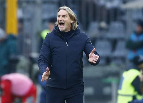 Cremonese Allenatore Davide Nicola during the Serie A soccer match between Cremonese and Roma at the Giovanni Zini in Cremona, north west Italy - Domenica, 23 Novembre 2025. - Soccer .  Copyright: xAlbertoxMariani LaPressex