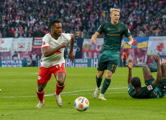 Germany Soccer Bundesliga 2025 26, 11 Matchday RB Leipzig vs SV Werder Bremen Red Bull Arena Stadion Leipzig Ridle Baku RB Leipzig, 17 Leipzig Copyright: xAymanxAlahmedx