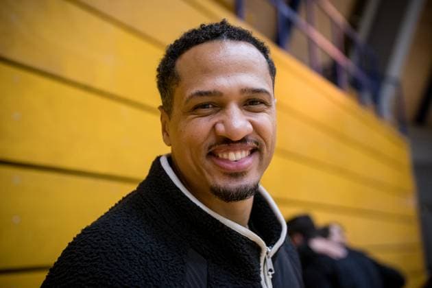 David McCray former player of MHP Riesen Ludwigsburg GER, Porsche BBA Ludwigsburg CATL Basketball Loewen Erfurt, 2 Barmer Basketball Bundesliga, ProB Sued, season 2025 2026, 23 11 2025 GER, Porsche BBA Ludwigsburg CATL Basketball Loewen Erfurt, 2 Barmer Basketball Bundesliga, ProB Sued, season 2025 2026, 23 11 2025 Ludwigsburg Copyright: xSandyxDinkelackerx EP_EER