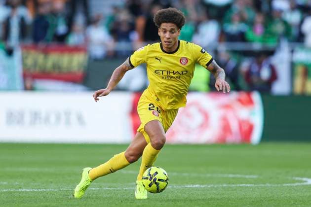 ESP: Real Betis - Girona FC. La Liga EA Sports. Date 13 Axel Witsel of Girona FC during the La Liga EA Sports match between Real Betis and Girona FC played at La Cartuja Stadium on November 23, 2025 in Sevilla, Spain. kpng Copyright: xAntonioxPozox xPRESSINx AP_251123_BET_GIR_010