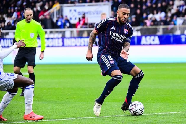 FOOTBALL : AJ Auxerre vs OL - Ligue 1 McDonalds - JournÃ e 13 - 23 11 2025 Corentin Tolisso (OL) AuxerreFrance  Copyright: xBaptistexAutissierx
