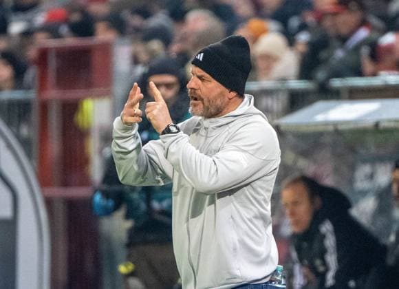 Soccer, Men, Season 2025 2026, 1 Bundesliga 11 Matchday , FC St Pauli 1 FC Union Berlin, Coach Steffen Baumgart 1 FC Union Berlin , 23 11 2025, Copyright: xMatthiasxKochx