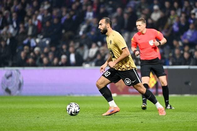 Toulouse FC v Angers SCO - Ligue 1 McDonald s 2025 2026 10 Himad ABDELLI (sco) during the Ligue 1 McDonald s match between Toulouse and Angers at Stadium de Toulouse on November 23, 2025 in Toulouse, France. Toulouse France  Copyright: xFEPx 776348204
