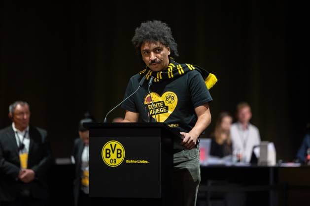 23 11 2025, Football, Season 2025 2026, 1 Bundesliga, General Meeting Borussia Dortmund, Chairman of the Cultural Advisory Board David Zabel criticizes the press, Dortmund Messe Wetsfalenhalle NRW Germany xRHR PHOTO DEx Copyright: DennisxEwert RHR-FOTOx RHR-FOTO DE