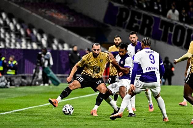 FOOTBALL : Toulouse vs Angers - 13eme Journee de Ligue 1 McDonald S - Toulouse - 23 11 2025 Himad Abdelli (sco) Toulouse  Copyright: xThierryxBretonx