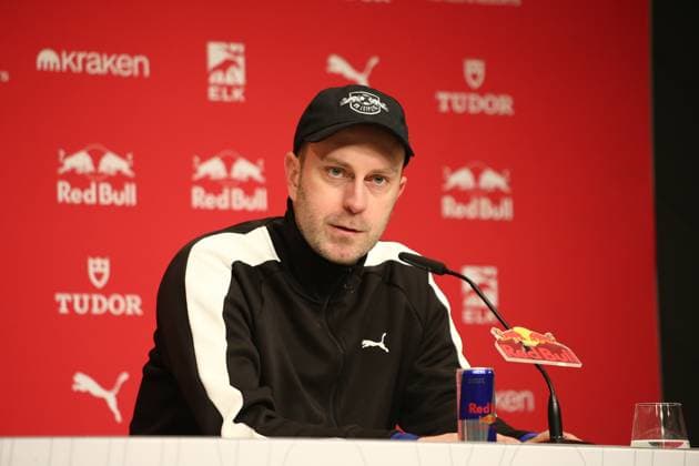 Germany Soccer Bundesliga 2025 26, 11 Matchday RB Leipzig vs SV Werder Bremen Red Bull Arena Stadion Leipzig Coachs press conference Ole Werner Coach RB Leipzig Leipzig Copyright: xAymanxAlahmedx