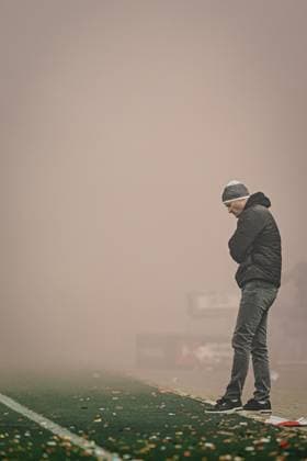 Soccer Men Season 2025 2026 Soccer Bundesliga 11 Matchday FC St Pauli vs 1 FC Union Berlin 23 11 2025 Alexander Blessin Coach, FC St Pauli im Rauch Hamburg Millerntor Stadion Hamburg Germany