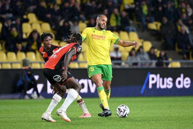 FC Nantes v FC Lorient - Ligue 1 McDonald s 2025 2026 19 Youssef EL ARABI (fcn) during the Ligue 1 McDonald s match between Nantes and Lorient at Stade de la Beaujoire on November 23, 2025 in Nantes, France. Nantes France  Copyright: xFEPx 776348203