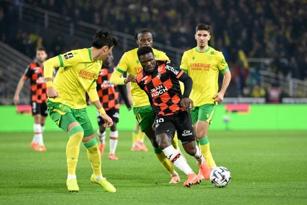 FC Nantes v FC Lorient - Ligue 1 McDonald s 2025 2026 15 Aiyegun TOSIN (fcl) during the Ligue 1 McDonald s match between Nantes and Lorient at Stade de la Beaujoire on November 23, 2025 in Nantes, France. Nantes France  Copyright: xFEPx 776348203