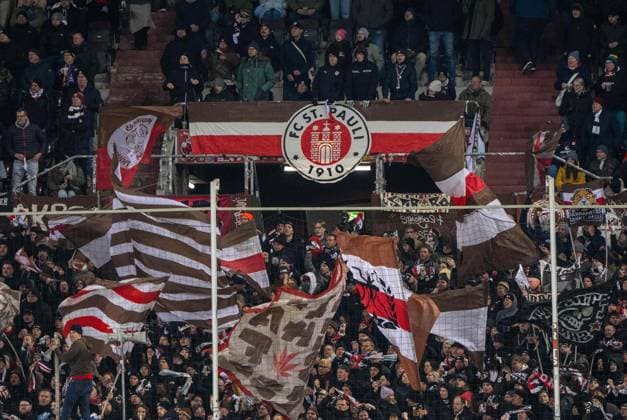 Soccer, Men, Season 2025 2026, 1 Bundesliga 11 Matchday , FC St Pauli 1 FC Union Berlin, Fans of St Pauli, 23 11 2025, Copyright: xMatthiasxKochx