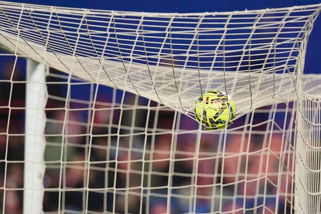 Official winter ball of La Liga EA during the LaLiga EA Sports match between Getafe CF v AtlÃ tico Madrid at Coliseum on November 23, 2025 in Getafe, Spain Photo by Manu Reino DeFodi Images