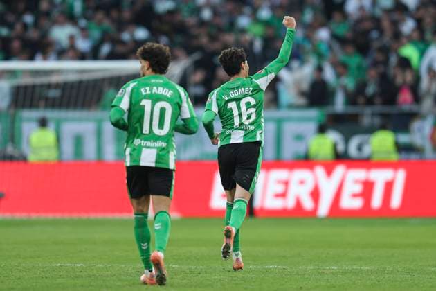 ESP: Real Betis - Girona FC. La Liga EA Sports. Date 13 Valentin Gomez of Real Betis during the La Liga EA Sports match between Real Betis and Girona FC played at La Cartuja Stadium on November 23, 2025 in Sevilla, Spain. kpng Copyright: xAntonioxPozox xPRESSINx AP_251123_BET_GIR_049
