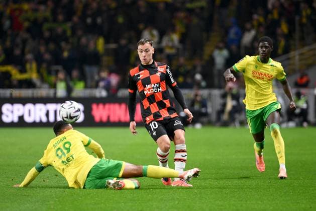 FC Nantes v FC Lorient - Ligue 1 McDonald s 2025 2026 10 Pablo PAGIS (fcl) during the Ligue 1 McDonald s match between Nantes and Lorient at Stade de la Beaujoire on November 23, 2025 in Nantes, France. Nantes France  Copyright: xFEPx 776348203