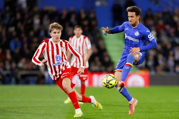 LA LIGA EA Sports - Getafe v Atletico de Madrid MADRID, SPAIN - November23:Luis Milla of Getafe in action during the La Liga 2024 25 match between Getafe and Atletico de Madrid at Coliseum Stadium. (Photo by Guillermo Martinez) Getafe Coliseum Stadium Spain Copyright: xGuillermoxMartinezx
