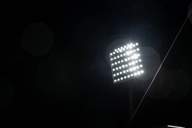 23 11 2025, xkwix, Football, Regionalliga West, VfL Bochum 1848 U21 FC Gütersloh, Vonovia Ruhrstadion Floodlight from Ruhstadion NRW Germany