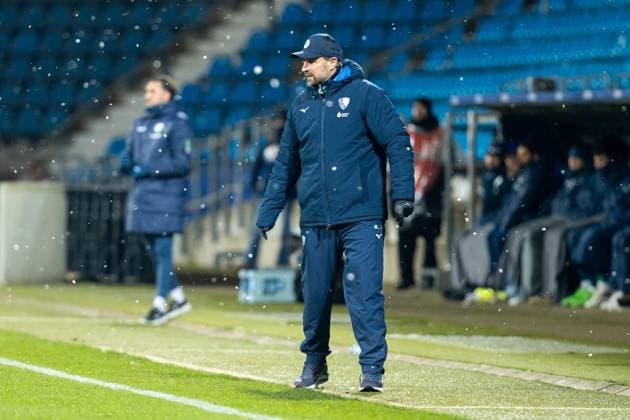 23 11 2025, xkwix, Football, Regionalliga West, VfL Bochum 1848 U21 FC Gütersloh, Vonovia Ruhrstadion Heiko Butscher VfL Bochum U21 Head Coach NRW Germany