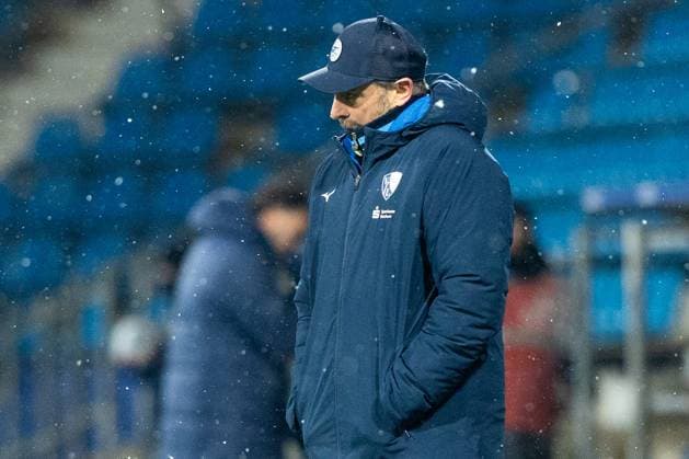 23 11 2025, xkwix, Football, Regionalliga West, VfL Bochum 1848 U21 FC Gütersloh, Vonovia Ruhrstadion Heiko Butscher VfL Bochum U21 Head Coach NRW Germany