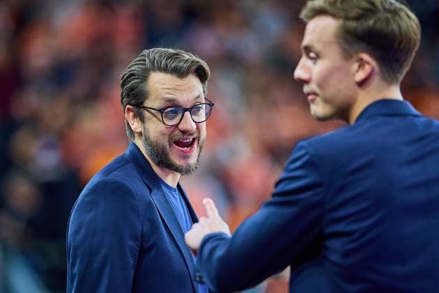 Mihajlo Mitic FC Bayern, Assistant Coach and Daniel Herbert FC Bayern, Assistant Coach GER, ratiopharm ulm vs FC Bayern, Basketball, Matchday 8, EasyCredit Bundesliga, Season 2025 2026, 23 11 2025 GER, ratiopharm ulm vs FC Bayern, Basketball, Matchday 8, EasyCredit Bundesliga, Season 2025 2026, 23 11 2025 New Ulm Copyright: xEibner-Pressefoto GeraldxOelze-dexStoppanyx EP_ODS