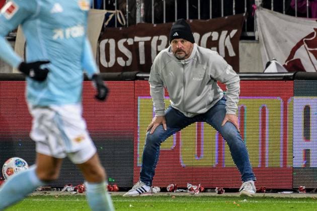 Steffen Baumgart Coach Union Germany , Hamburg , Millerntorstadion , Football , 1 Bundesliga , FC St Pauli 1 FC Union Berlin