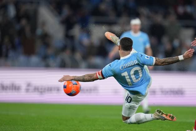 Lazio™s Mattia Zaccagni during the Serie A EniLive soccer match between Lazio and Lecce at the Rome s Olympic stadium, Italy - Sunday November 23, 2025 - Soccer ( Photo by Alfredo Falcone LaPresse )  Copyright: xAlfredoxFalcone LaPressex