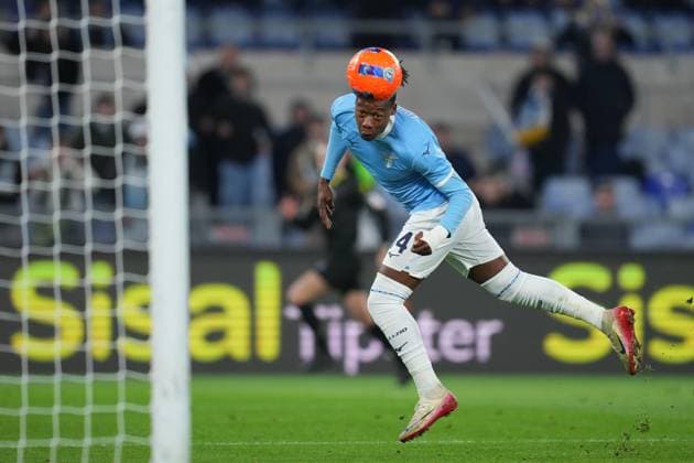 Lazio™s Tijjani Noslin gol 2-0 during the Serie A EniLive soccer match between Lazio and Lecce at the Rome s Olympic stadium, Italy - Sunday November 23, 2025 - Soccer ( Photo by Alfredo Falcone LaPresse )  Copyright: xAlfredoxFalcone LaPressex