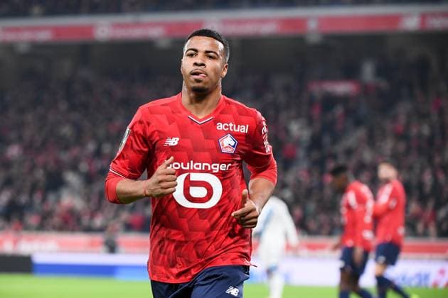 LOSC Lille v Paris FC - Ligue 1 McDonald s 2025 2026 29 Hamza IGAMANE (losc) during the Ligue 1 McDonald s match between Lille and Paris at Stade Pierre Mauroy on November 23, 2025 in Lille, France. Lille France  Copyright: xFEPx 776417692