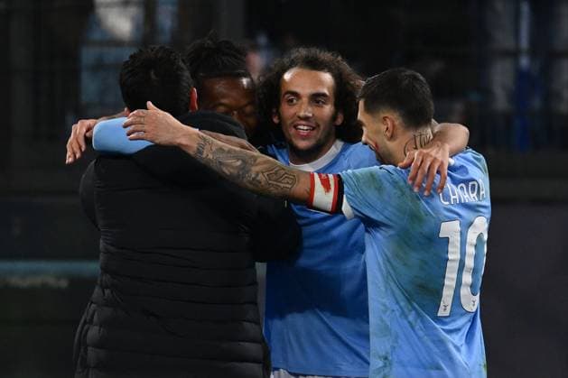 SS Lazio v US Lecce - Serie A Tijjani Noslin of S.S. Lazio celebrates after scoring the goal to make it 2-0 during the 12th day of the Serie A Championship between S.S. Lazio and U.S. Lecce at the Olympic Stadium in Rome, Italy, on November 23, 2025. Rome Italy Italy  Copyright: xDomenicoxCippitellix originalFilename:cippitelli-sslaziou251123_npAkx.jpg