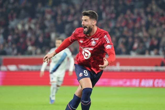 FOOTBALL : LOSC Lille vs Paris FC - Ligue 1 J13 - 23 11 2025 Olivier GIROUD (LOSC Lille) lors du match LOSC Lille vs Paris FC, Ligue 1 J13, Decathlon Arena stade Pierre Mauroy, le 23 novembre 2025 - photo Laurent Sanson PsnewZ  Copyright: xLaurentxSANSONx xPsnewZx