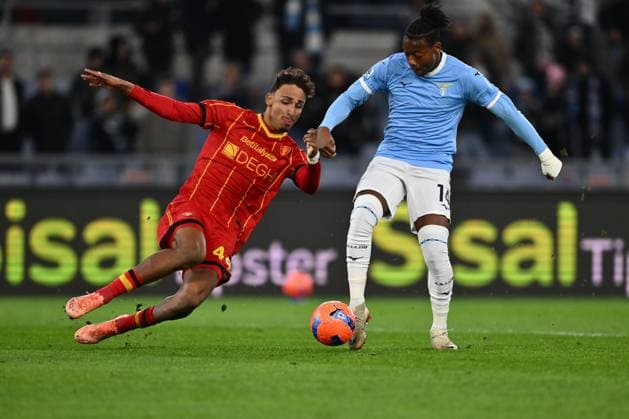 SS Lazio v US Lecce - Serie A Tijjani Noslin of S.S. Lazio scores the goal for 2-0 during the 12th day of the Serie A Championship between S.S. Lazio and U.S. Lecce at the Olympic Stadium in Rome, Italy, on November 23, 2025. Rome Italy Italy  Copyright: xDomenicoxCippitellix originalFilename:cippitelli-sslaziou251123_nplqT.jpg