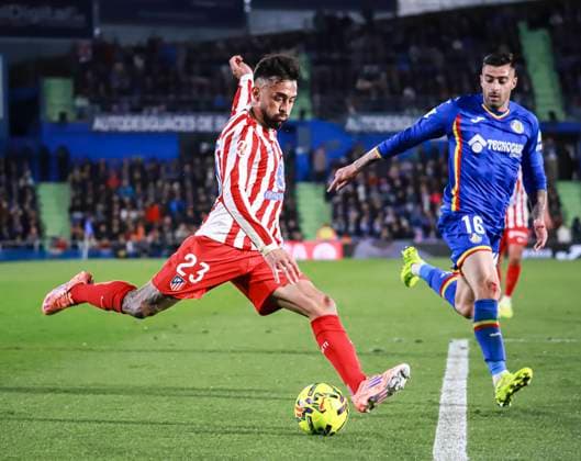 Spanish La Liga EA Sports soccer match Getafe vs Atletico Madrid at Coliseum stadium in Getafe, Madrid, Spain. 23 November 2025 900 Cordon Press  900 CordonxPress LOF - Getafe vs Atletico Madrid