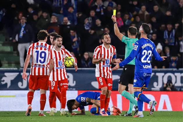 Spanish La Liga EA Sports soccer match Getafe vs Atletico Madrid at Coliseum stadium in Getafe, Madrid, Spain. 23 November 2025 900 Cordon Press  900 CordonxPress LOF - Getafe vs Atletico Madrid