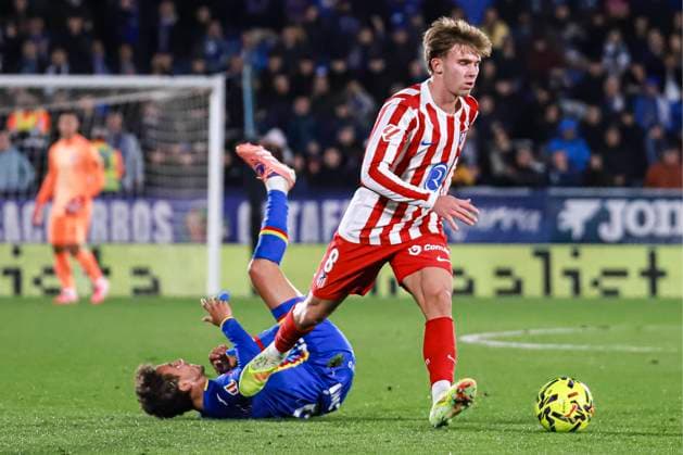 Spanish La Liga EA Sports soccer match Getafe vs Atletico Madrid at Coliseum stadium in Getafe, Madrid, Spain. 23 November 2025 900 Cordon Press  900 CordonxPress LOF - Getafe vs Atletico Madrid