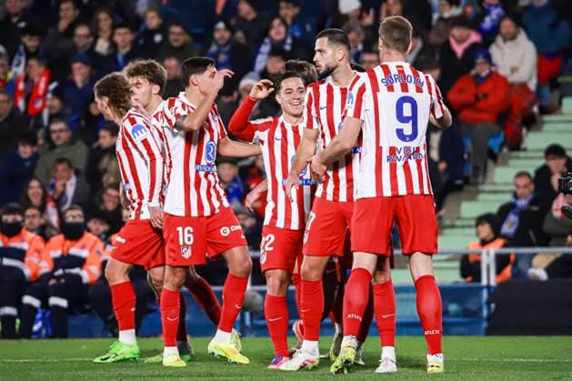 Spanish La Liga EA Sports soccer match Getafe vs Atletico Madrid at Coliseum stadium in Getafe, Madrid, Spain. 23 November 2025 900 Cordon Press  900 CordonxPress LOF - Getafe vs Atletico Madrid