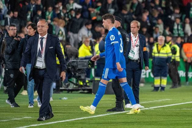 Spanish La Liga EA Sports soccer match Elche vs Real Madrid at Manuel martinez Valero stadium in Elche, Alicante, Spain. 23 november 2025 Valverde 900 Cordon Press  900 CordonxPress LOF - Elche vs Real Madrid