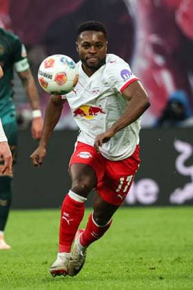 Ridle Baku RB Leipzig,17 1 Soccer Bundesliga Season 2025 2026 Point Match RB Leipzig vs Werder Bremen at the Red Bull Arena in Leipzig Action,Soccer,Germany,Man,Men,23 11 2025