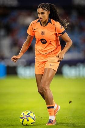 November 23, 2025, Valencia, Spain, Spain: Sydney JOY SCHERTENLEIB of Barcelona during the Liga F match between Levante UD and FC Barcelona, Barca at Estadio Ciudad de Valencia on November 23, 2025 in Valencia, Spain. Omar Arnau Valencia Spain - ZUMAm308 20251123_zsp_m308_005 Copyright: xMatthieuxMirvillex