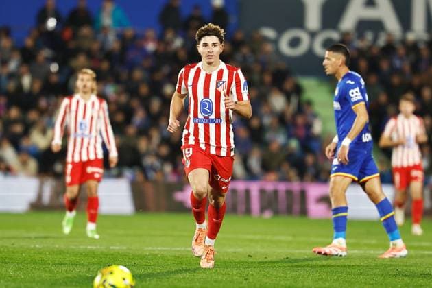 Julian Alvarez (Atletico), NOVEMBER 23, 2025 - Football Soccer : Spanish LaLiga EA Sports match between Getafe CF - Club Atletico de Madrid at the Estadio Coliseum Getafe in Getafe, Spain. Noxthirdxpartyxsales  aflo_311373905